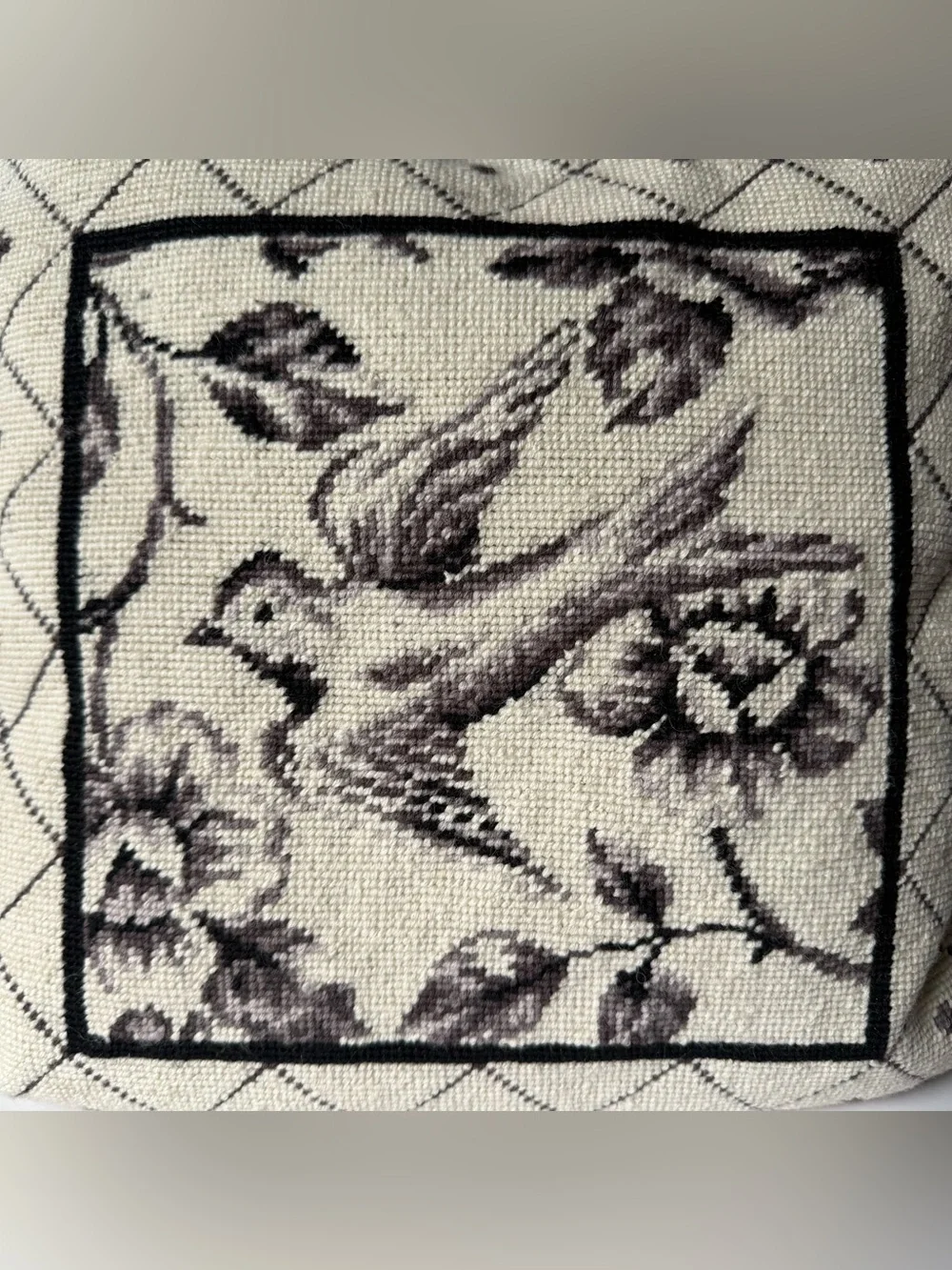 Vintage bird lattice